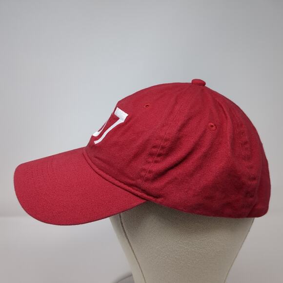 67 Go Dogs Slideback Baseball Cap Red One Size Adjustable Port & Company 6 Panel - Picture 3 of 10